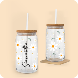 Personalized Glass Tumblers