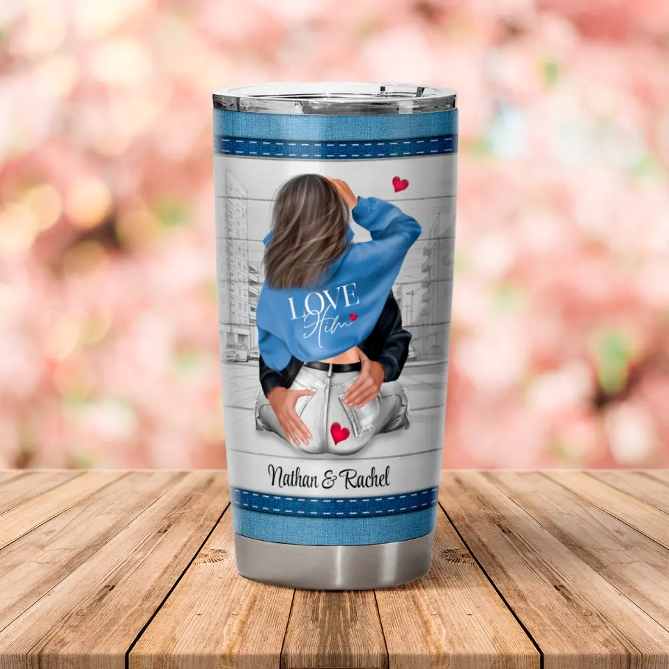 All Because Two People Swiped Right - Personalized 20 oz Tumbler